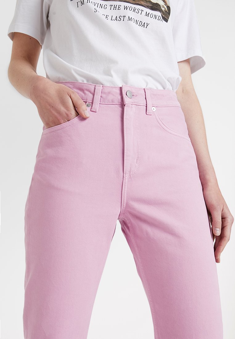 weekday pink jeans
