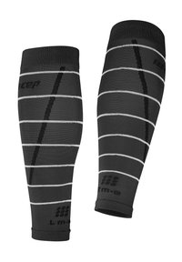 CEP THE RUN COMPRESSION REFLECTIVE CALF SLEEVES WOMEN - MADE IN GERMANY  - Leg sleeves - black