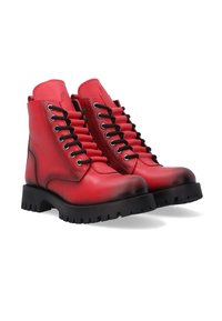 VENEZIA ANKLE BOOTS - Snørestøvletter - red
