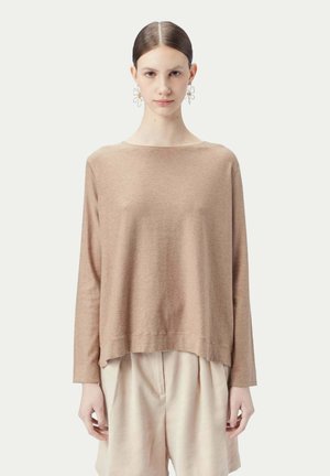 BOATNECK - Strickpullover - brown