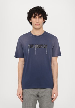 Print T-shirt - dark blue