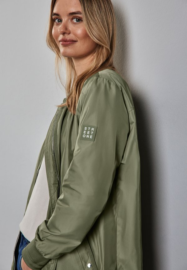 LANGER BLOUSON - Bomberjacke - grün