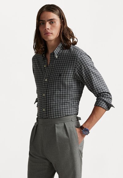 Polo Ralph Lauren CUSTOM FIT PLAID TWILL SHIRT - Hemd - grey heather multi