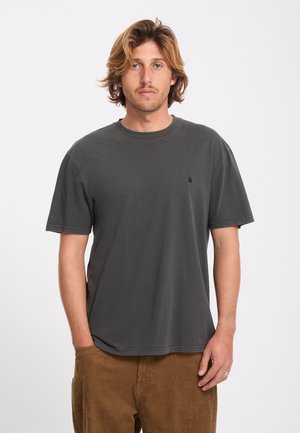 Volcom, TEE SOLID STONE EMB - T-shirt basique - black