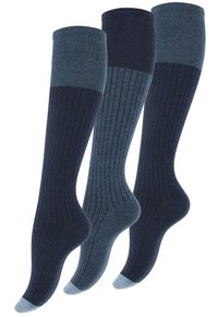 3 PAAR  - Chaussettes - blau