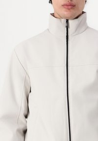 TOM TAILOR DENIM STAND UP COLLAR BLOUSON - Regnjakke / vandafvisende jakker - dusty putty grey