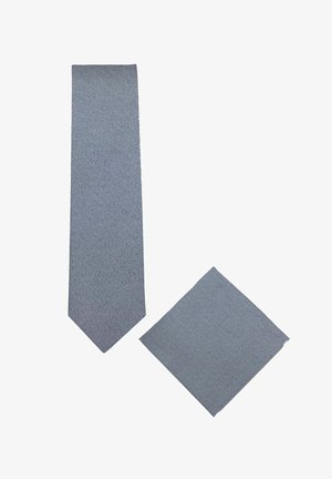 Real Guys, SET BESTEHEND AUS KRAWATTE UND EINSTECKTUCH - Mouchoir de poche - blau