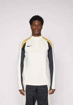 DF STRK DRIL  - Camiseta de manga larga - pale ivory/black/jersey gold