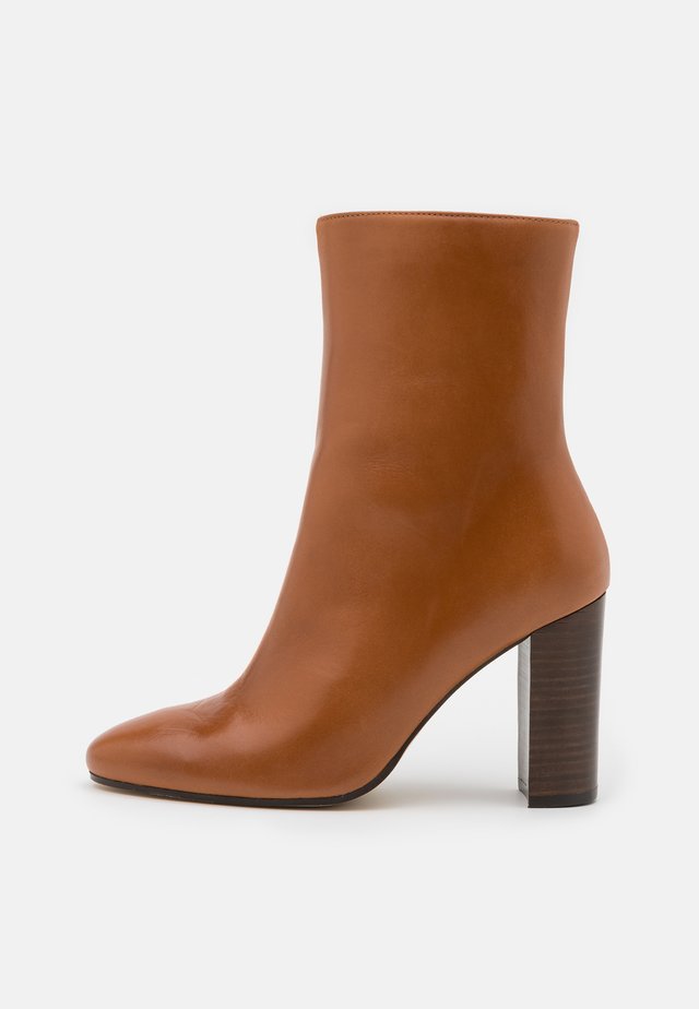 VALORIS - Bottines à talons hauts - cognac