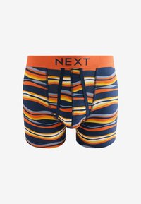 Next 4 PACK - Boxer alsónadrág - navy blue orange spot stripe