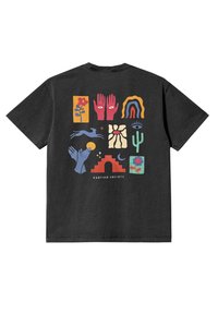 Kaotiko WASHED SONORA  - Print T-shirt - schwarz