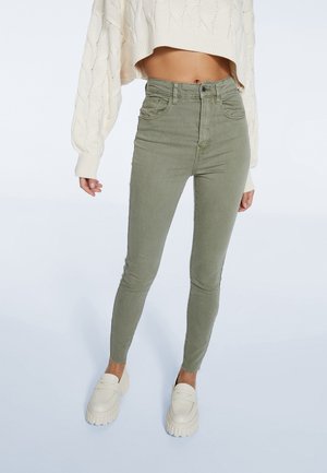 Stradivarius Jeans Skinny Fit - khaki