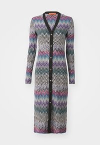 LONG CARDIGAN - Gilet - multicolor/purple/turquoise/pink