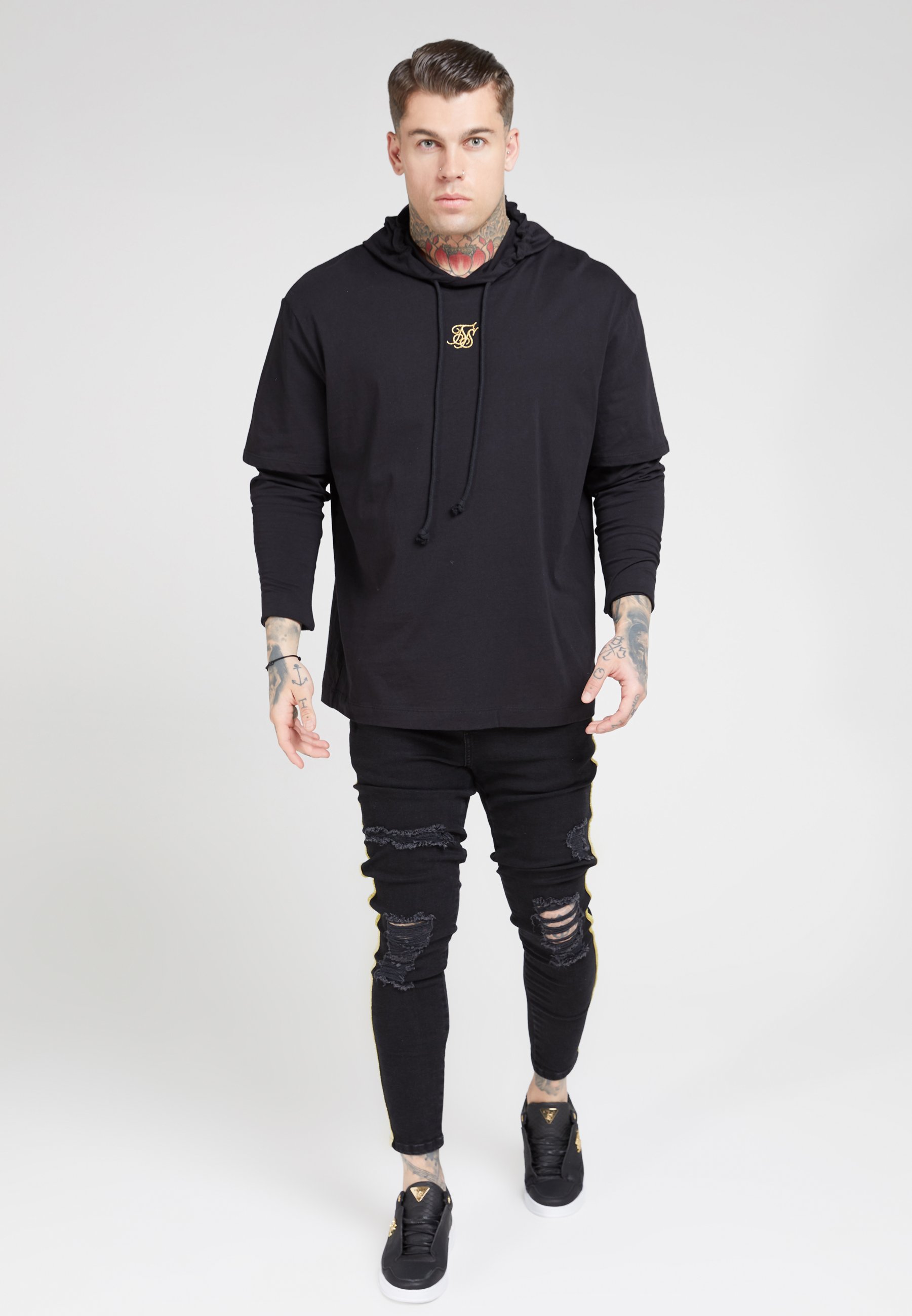 hoodie double sleeve