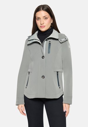 MIT ABNEHMBARER KAPUZE - Veste légère - salvia