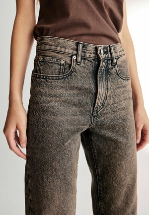 Next RIGID TALL   - Jeans Straight Leg - brown tinted