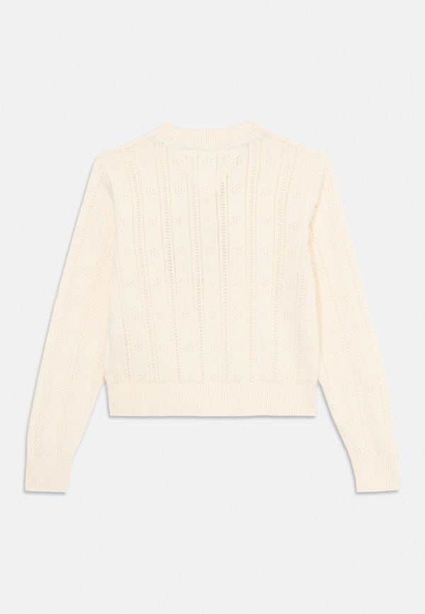 POINTELLE - Cardigan - ivory petal2