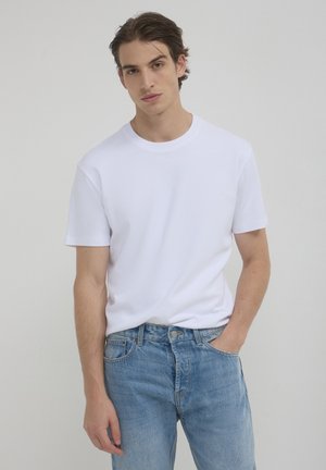 Calliope GIROCOLLO TECNICO  - T-shirt basic - bianco
