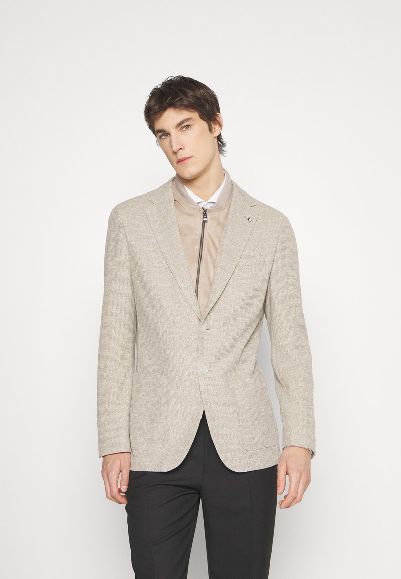 Blouses lange mouw beige Boss Men Black main image 0