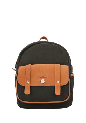 Gusti Leder, SMALL BACKPACK LIVA - Rucksack - grün, braun