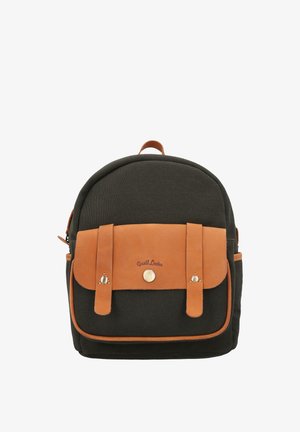 Gusti Leder, SMALL BACKPACK LIVA - Rucksack - grün, braun