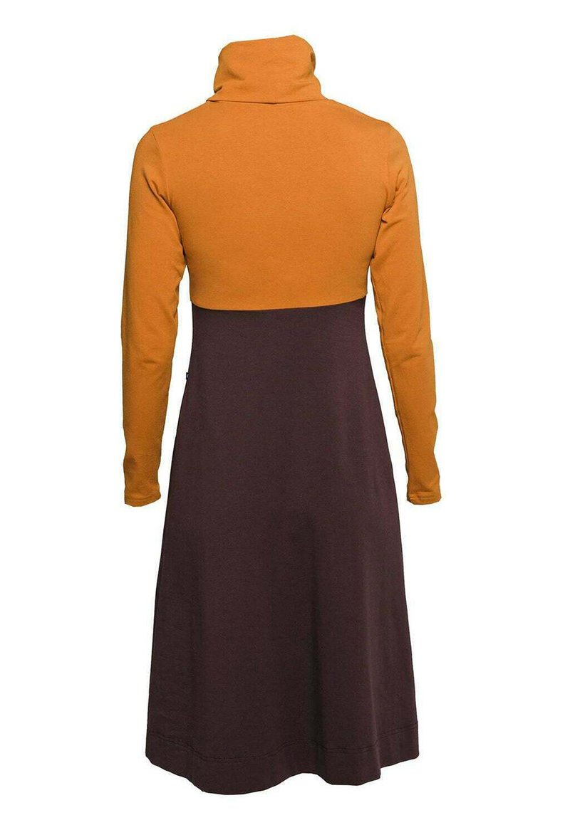 Damen Freizeitkleider | NON+ Jerseykleid mustard brown/senf - JU64924 Damen Freizeitkleider | NON+ Jerseykleid mustard brown/senf - JU64924