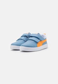 Puma COURTFLEX V2  - Scarpe da allenamento - zen blue/clementine/white