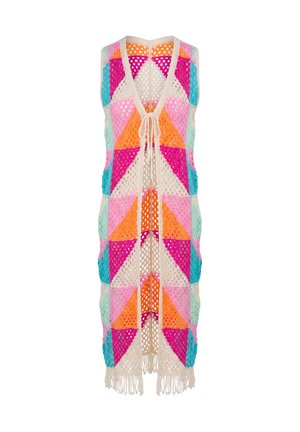 IZIA IZIA VEST - Smanicato - rose multicolor