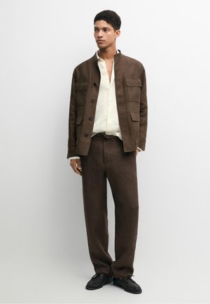 Massimo Dutti, Bootsschuh - dark brown