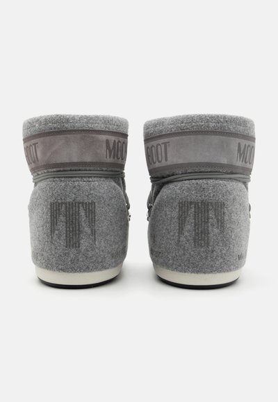 Moon Boot ICON LOW UNISEX - Μποτάκια με κορδόνια - grey