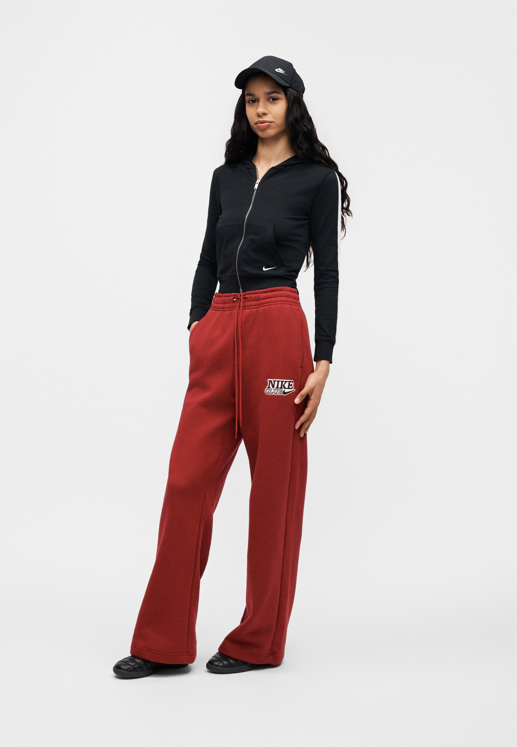 noble red nike hoodie