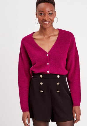 Cache Cache GEKNÖPFTE MIT V-AUSSCHNITT - Vest - rose fushia