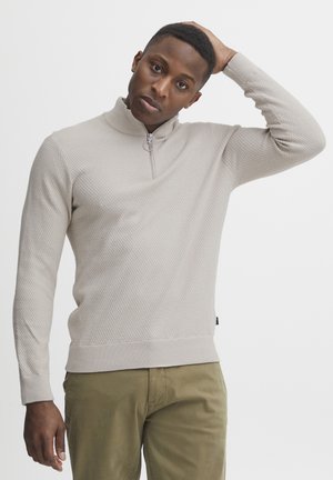 CFKARLO STRUCTURED ZIPPER - Jumper - chateau gray