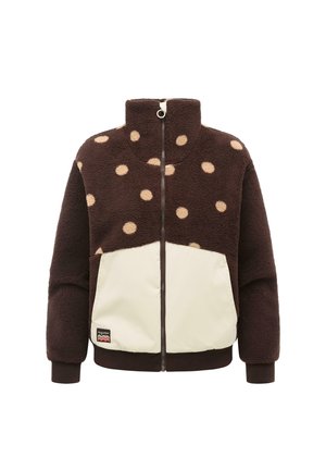 Ragwear, PLÜSCHJACKE MADARAS PRINT Y - Veste polaire - dark choco