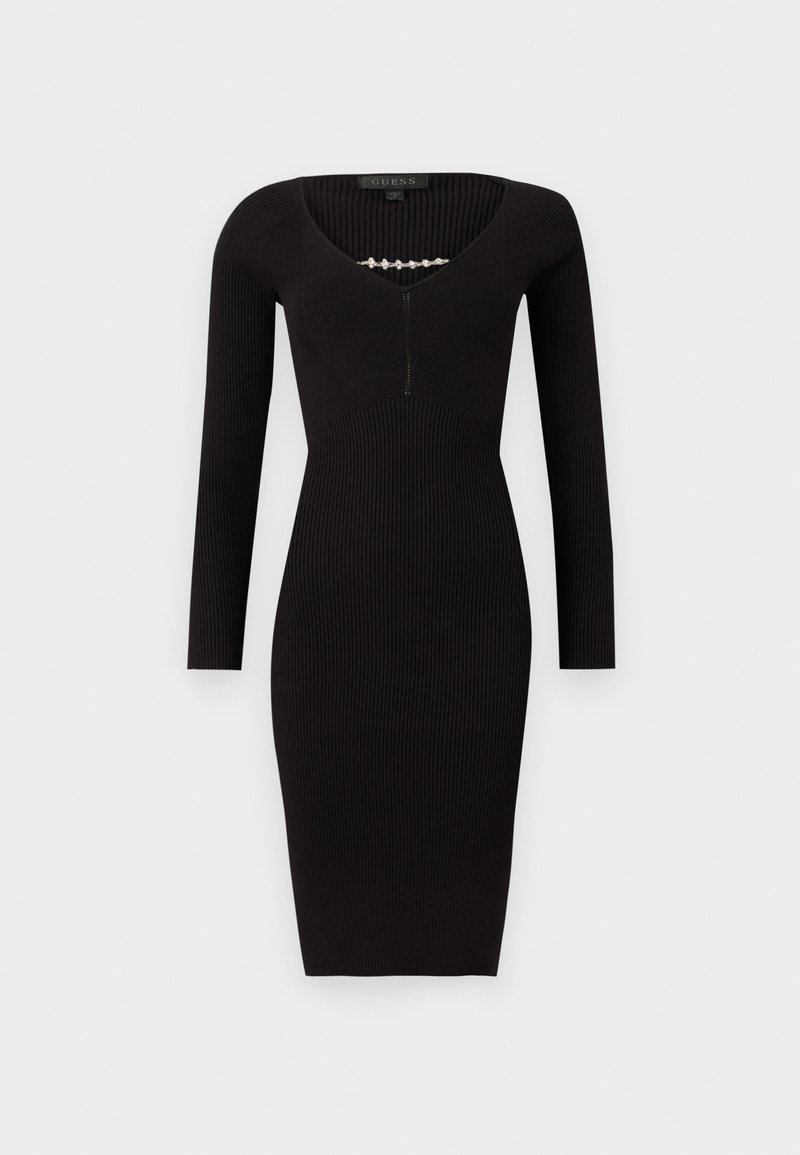 Guess Gebreide jurk zwart