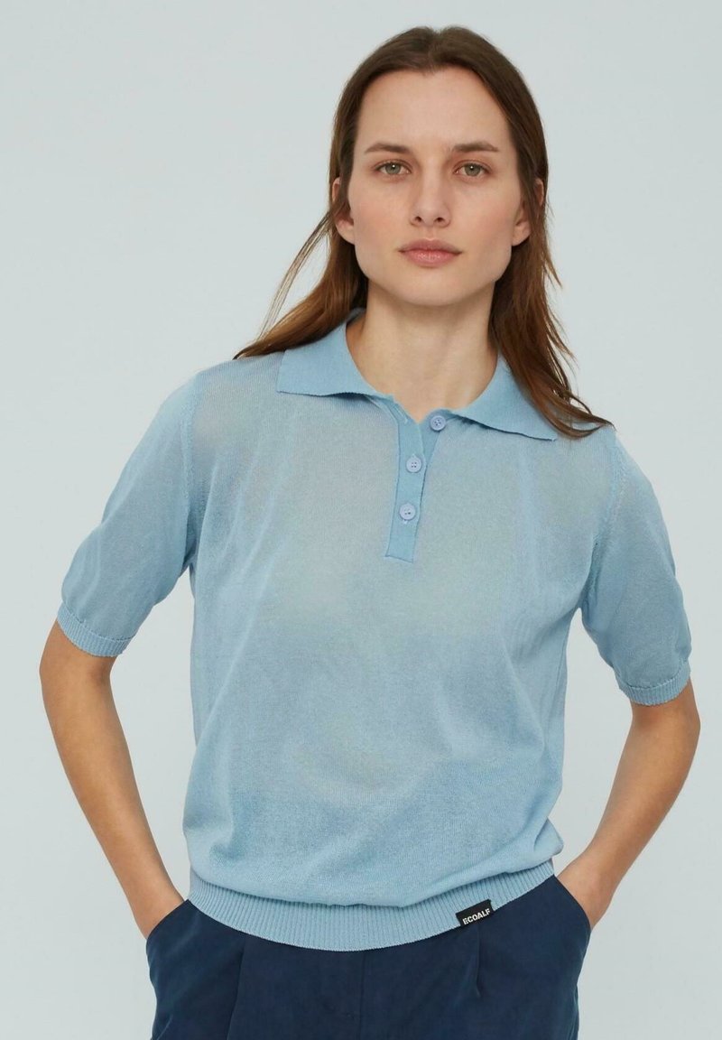 Ecoalf Poloshirt lichtblauw