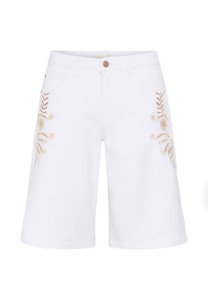 Cream, BOTILDE BERMUDA - Jeans Shorts - snow white