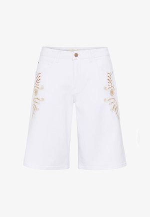 Cream, BOTILDE BERMUDA - Short en jean - snow white