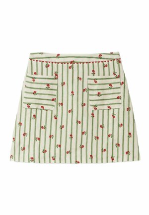 Claudie Pierlot SAUGE - Falda acampanada - bicolore
