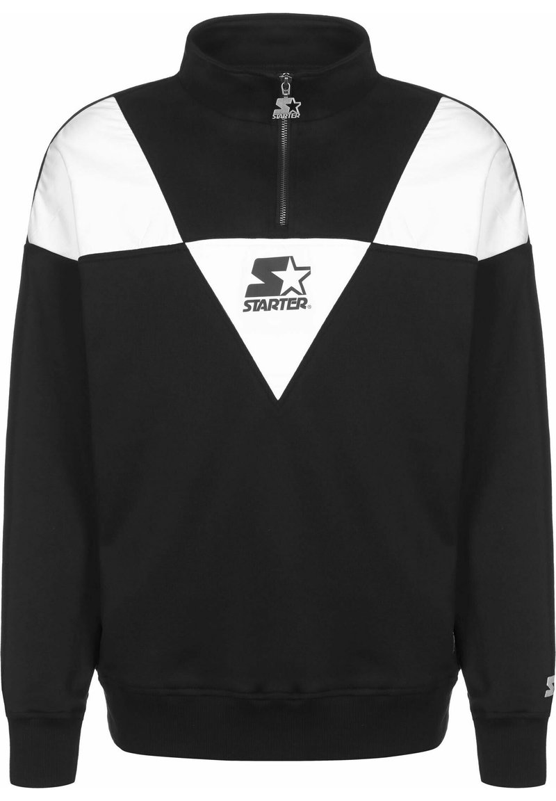 Starter - TRIANGLE TROYER - Sweatshirt - black/white, Enlarge