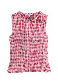 Unausgewählt, red and white