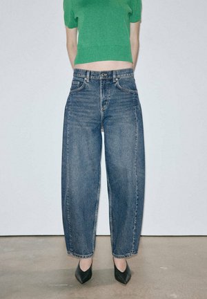 Mango, ADULT - Jean boyfriend - dark blue