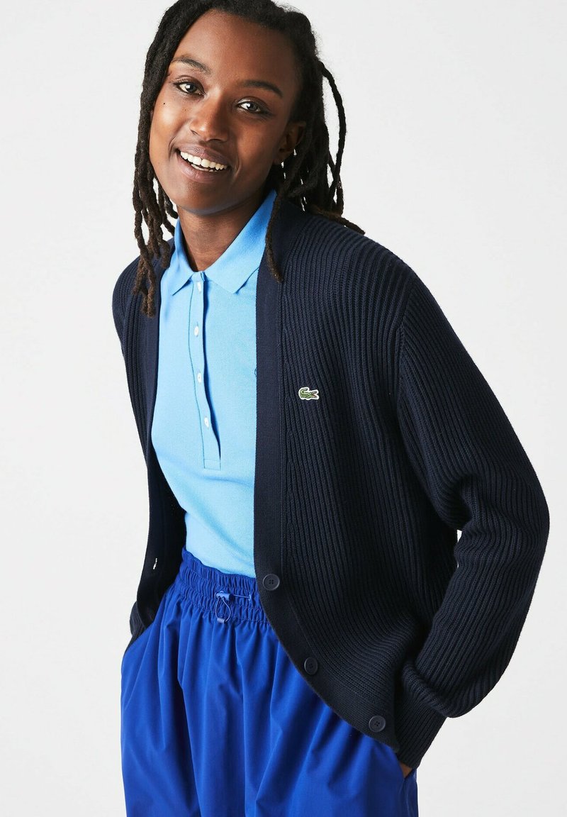 Damen Strickjacken | Lacoste Strickjacke bleu marine/dunkelblau - FE80605 Damen Strickjacken | Lacoste Strickjacke bleu marine/dunkelblau - FE80605