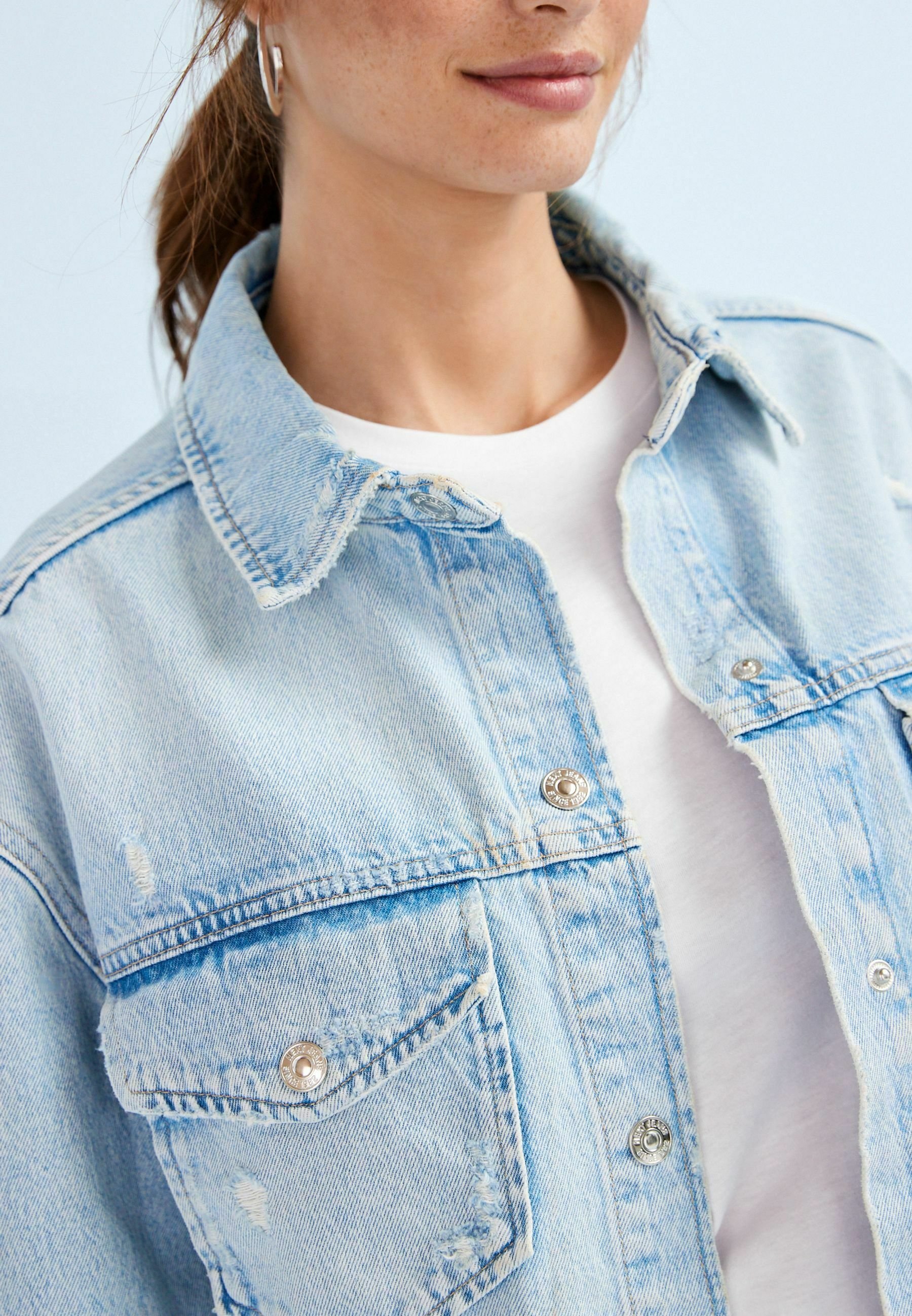 Next OVERSIZED - Denim jacket - denim 