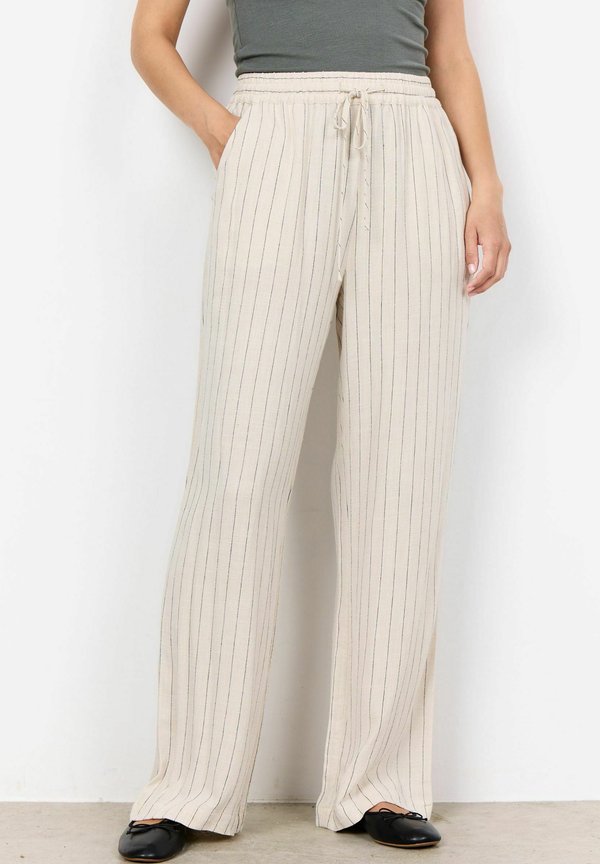 SC-POULA 2-B - Stoffhose - c cream combi