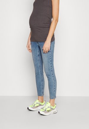 MAMALICIOUS MLMALAGA DENIM JEANS - Slim fit jeans - light blue denim