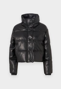 CROP PUFFER - Winterjas - black