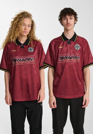 Hummel BAY SOCCER - Polo shirt - syrah