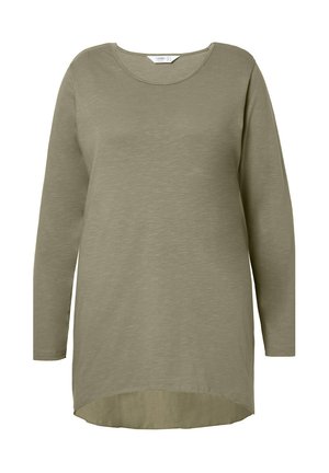 Angel of Style BEQUEME PASSFORM RUNDHALSLANGARM - Langarmshirt - reed green
