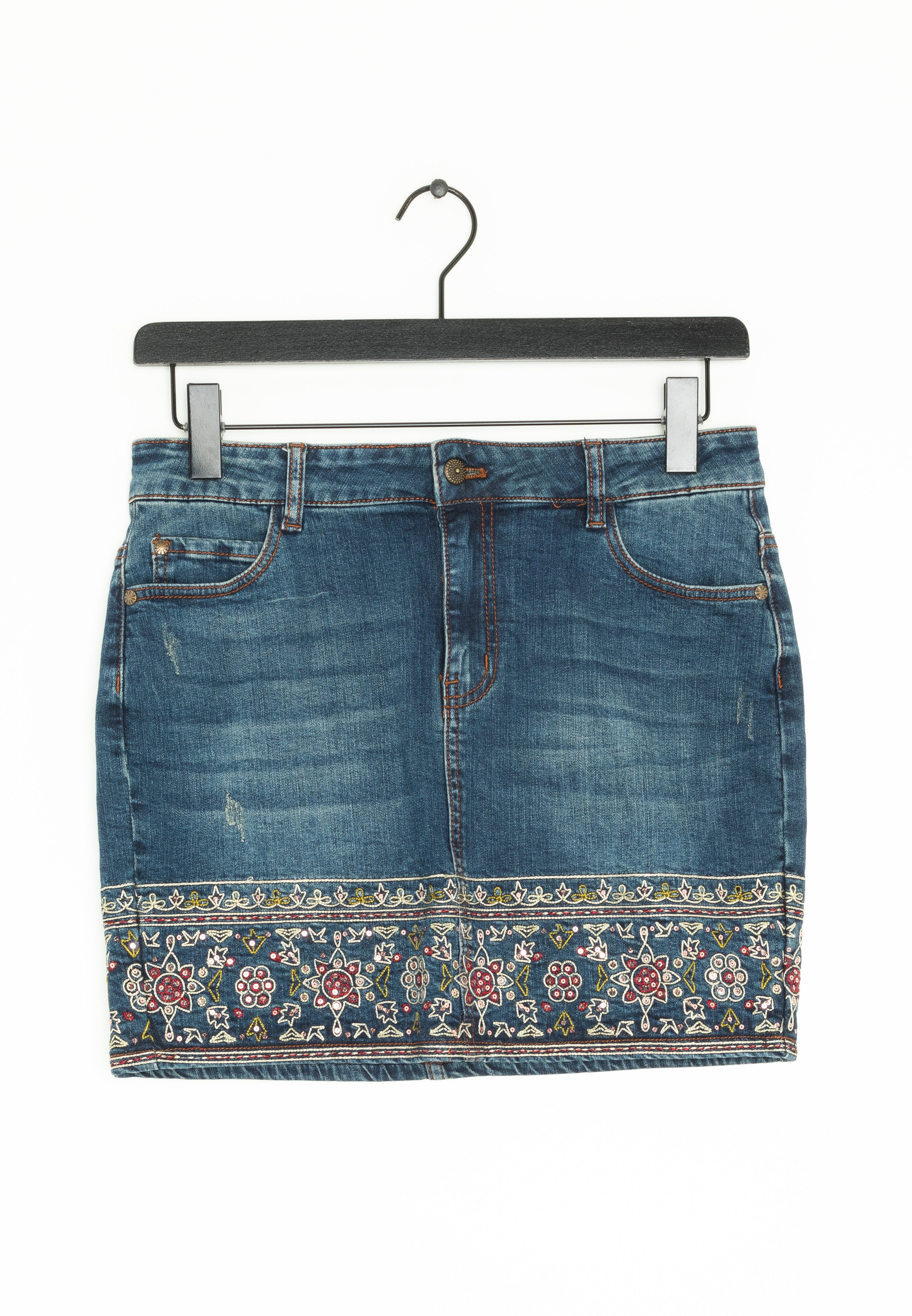 Falda Desigual Zita vaquera de mujer.